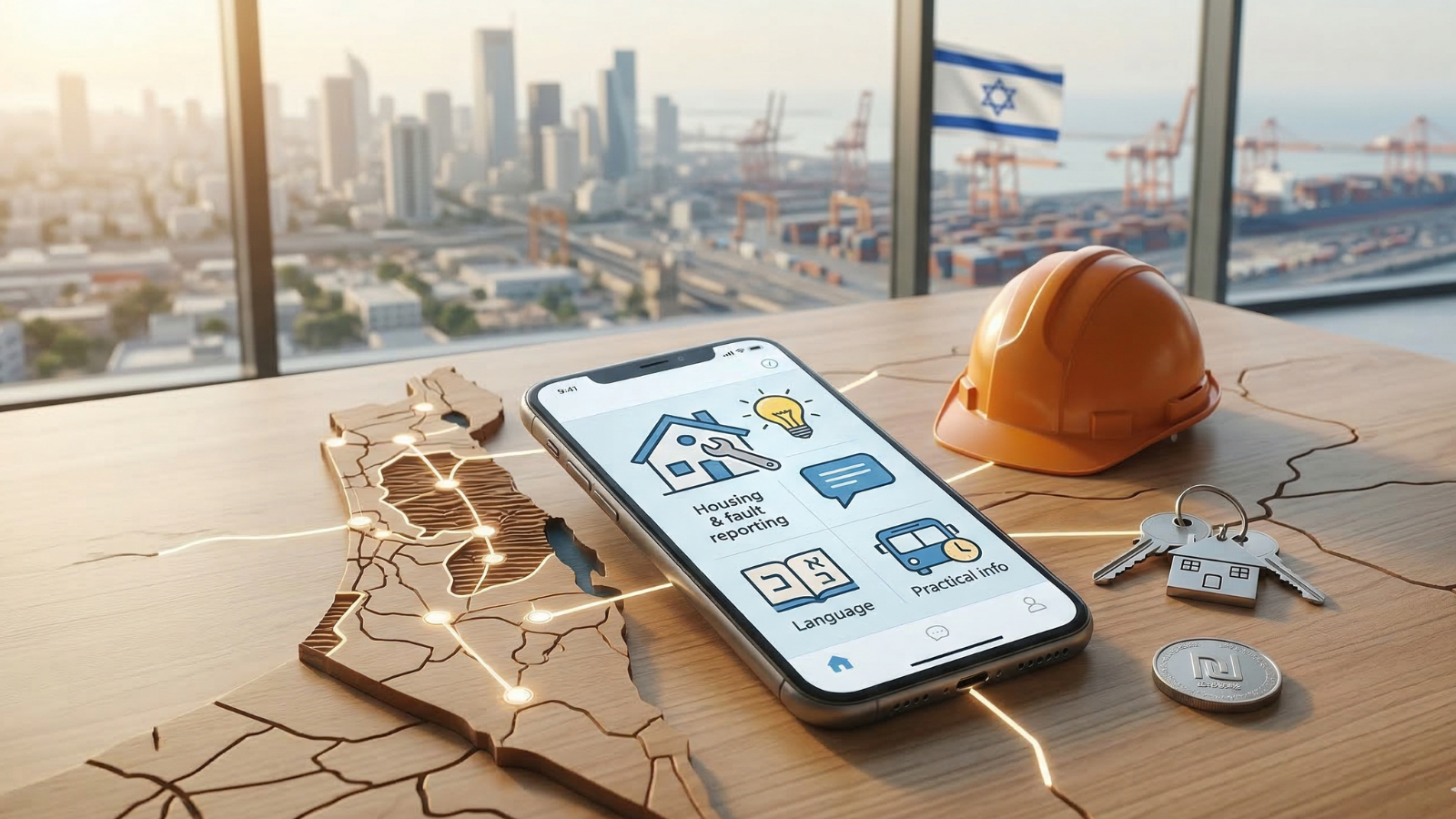 אפליקציה לניהול ודיור עובדים זרים: המהפכה הטכנולוגית בתחום העובדים הזרים בישראל